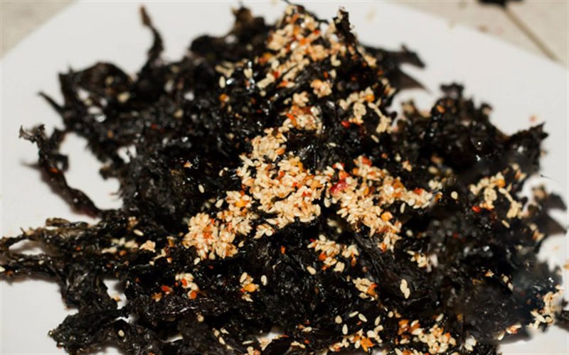 Rong biển rang muối chay - Green Seaweed