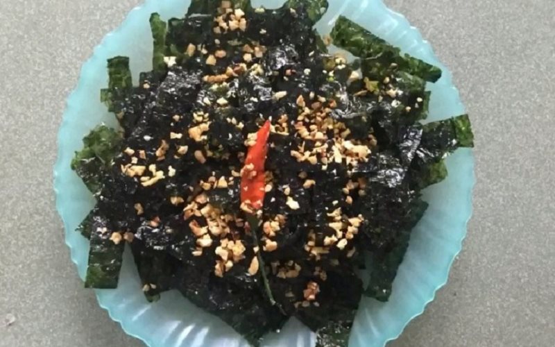 Rong biển cháy tỏi cay thơm - Green Seaweed