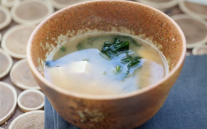 Canh Miso đậu hũ rong biển - Green Seaweed