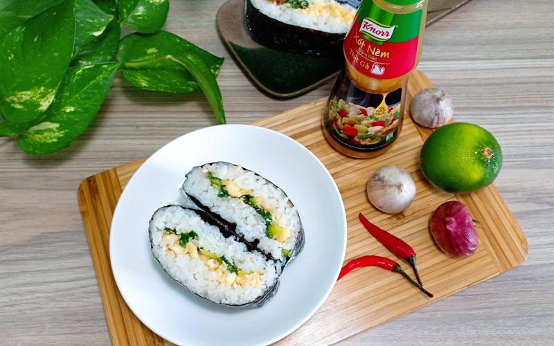 Rice Sandwich - Cơm nắm Nhật - Green Seaweed