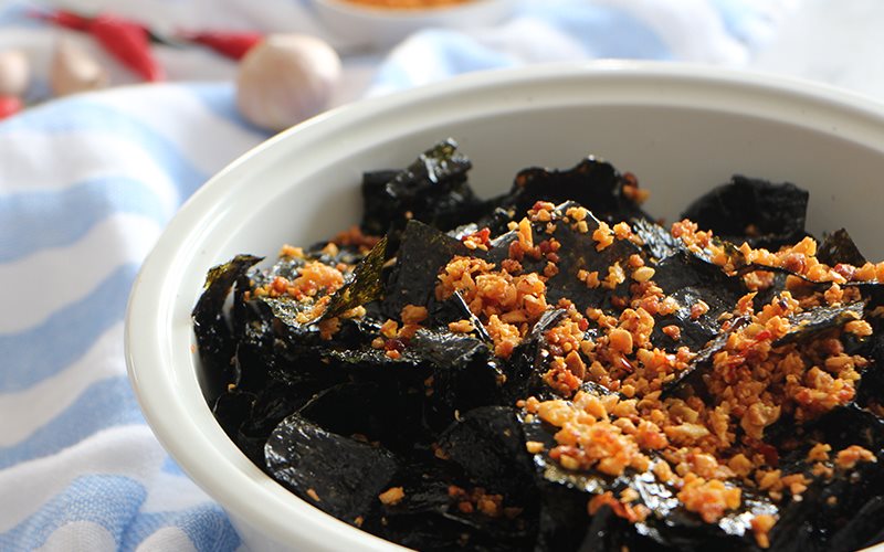 Rong biển cháy tỏi ớt - Green Seaweed