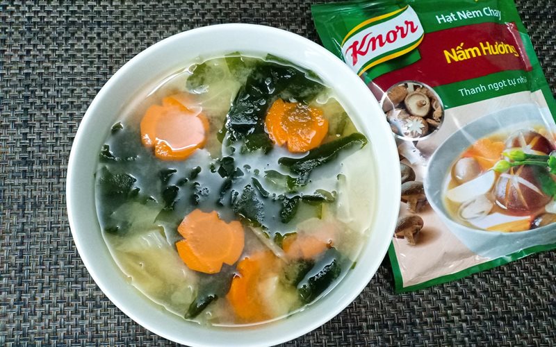 Canh Miso bắp cải - Green Seaweed