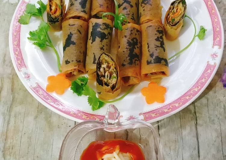 Chả giò tôm thịt cuộn rong biển - Green Seaweed