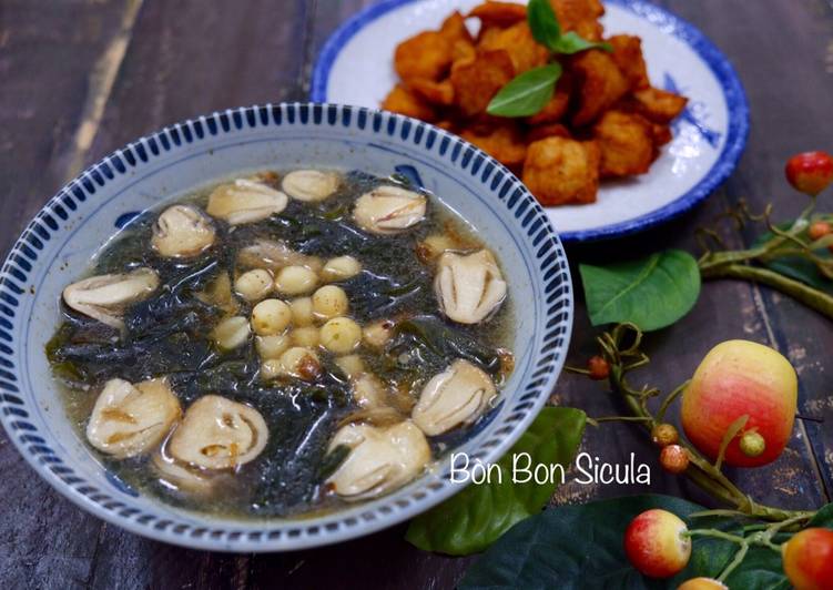 Canh Rong Biển Hạt Sen Chay - Green Seaweed