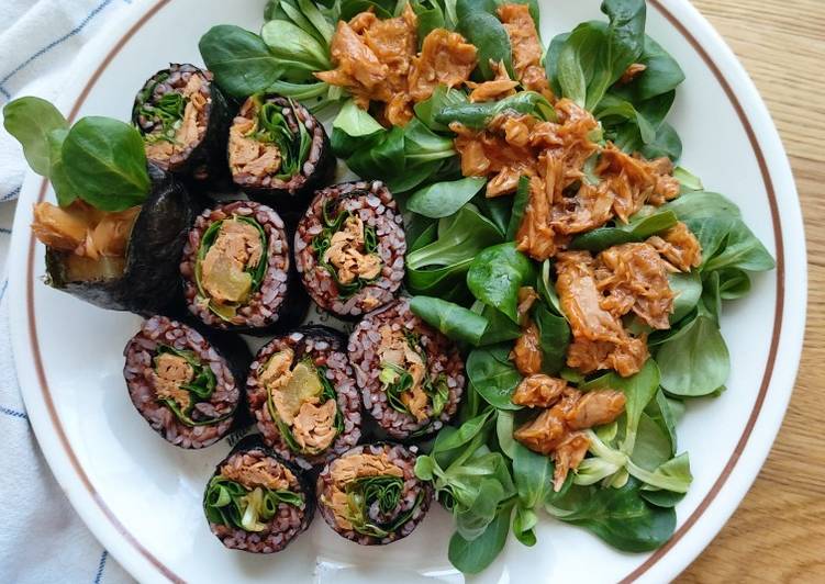 Kimbap Gạo Lứt Cá Thu đóng hộp - Green Seaweed