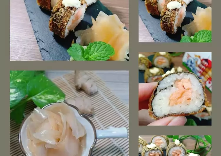  Sushi chiên & Gừng ngâm homemade - Green Food