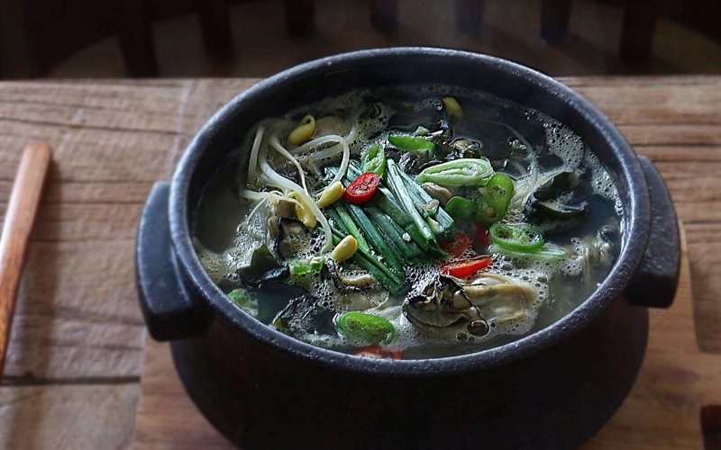 Canh hàu rong biển giá đỗ - Green Food