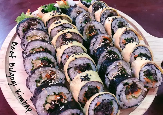 Kimbap thịt bò Bulgogi Hàn Quốc - Green Food