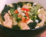 Canh Súp Mandu Rong Biển Đậu Hủ Chay - Green Food