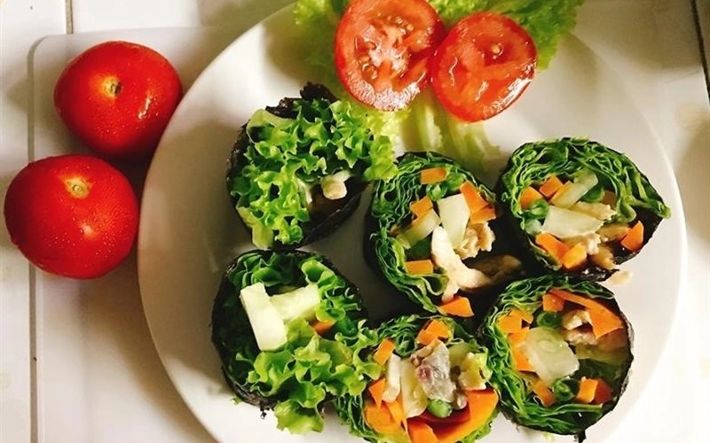 Rong biển cuộn rau củ - Green Food