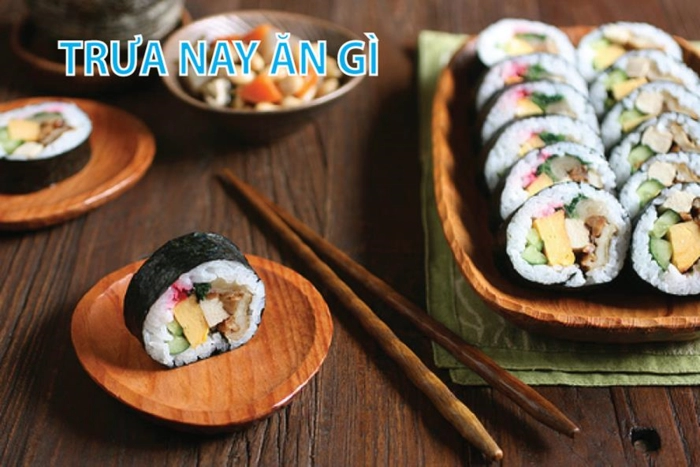 Trưa nay ăn gì: Yêu thích đồ ăn Hàn, không thể bỏ qua kimbap cơm cuộn